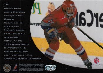 1996-97 Upper Deck Ice #142 Andrei Markov Back