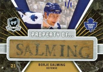2007-08 Upper Deck The Cup - Property of #PO-BS Borje Salming  Front