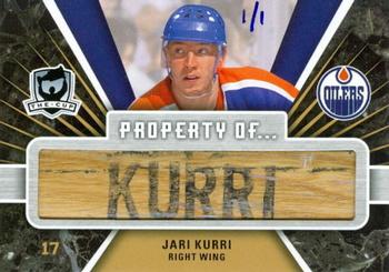2007-08 Upper Deck The Cup - Property of #PO-JK Jari Kurri  Front