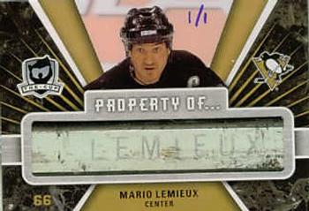 2007-08 Upper Deck The Cup - Property of #PO-ML Mario Lemieux  Front