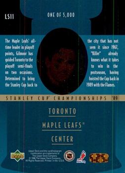 1996-97 Upper Deck - Lord Stanley's Heroes Quarterfinals #LS11 Doug Gilmour Back