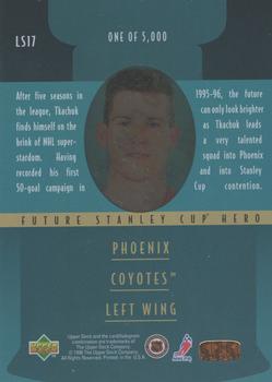 1996-97 Upper Deck - Lord Stanley's Heroes Quarterfinals #LS17 Keith Tkachuk Back