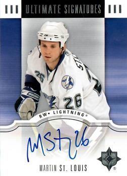 2007-08 Upper Deck Ultimate Collection - Ultimate Signatures #US-MA Martin St. Louis  Front