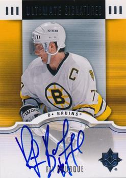 2007-08 Upper Deck Ultimate Collection - Ultimate Signatures #US-RB Ray Bourque  Front