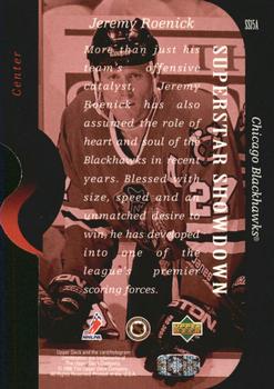 1996-97 Upper Deck - Superstar Showdown #SS15A Jeremy Roenick Back