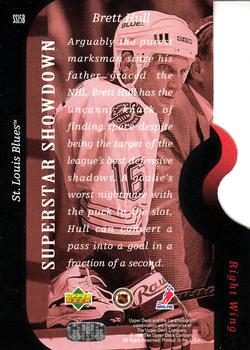 1996-97 Upper Deck - Superstar Showdown #SS15B Brett Hull Back