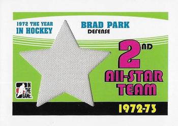 2009-10 In The Game 1972 The Year In Hockey - '72-'73 Second Team All Star #SATB-03 Brad Park  Front