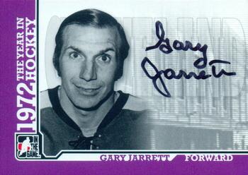 2009-10 In The Game 1972 The Year In Hockey - Autographs #A-GJ Gary Jarrett  Front