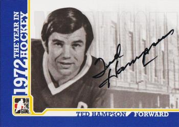 2009-10 In The Game 1972 The Year In Hockey - Autographs #A-TH Ted Hampson  Front
