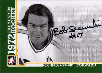 2009-10 In The Game 1972 The Year In Hockey - Autographs #A-BSC Bob Sicinski  Front