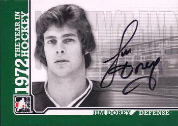 2009-10 In The Game 1972 The Year In Hockey - Autographs #A-JDO Jim Dorey  Front