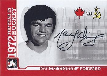 2009-10 In The Game 1972 The Year In Hockey - Autographs #A-MD2 Marcel Dionne Front