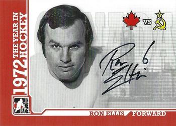2009-10 In The Game 1972 The Year In Hockey - Autographs #A-RE2 Ron Ellis Front