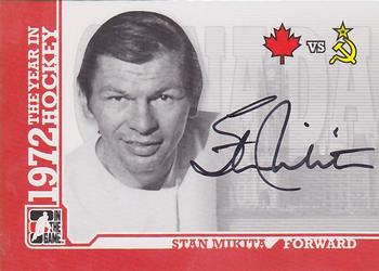 2009-10 In The Game 1972 The Year In Hockey - Autographs #A-SM2 Stan Mikita Front