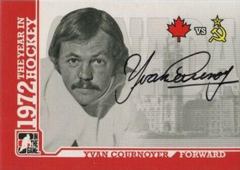 2009-10 In The Game 1972 The Year In Hockey - Autographs #A-YC2 Yvan Cournoyer Front