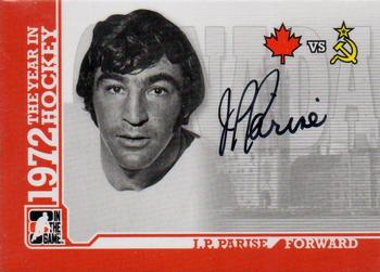 2009-10 In The Game 1972 The Year In Hockey - Autographs #A-JPP2 J.P. Parise Front
