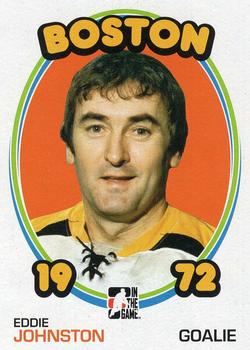 2009-10 In The Game 1972 The Year In Hockey - Blank Backs #9 Eddie Johnston  Front
