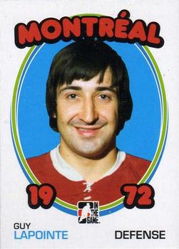 2009-10 In The Game 1972 The Year In Hockey - Blank Backs #14 Guy Lapointe  Front