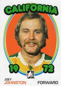 2009-10 In The Game 1972 The Year In Hockey - Blank Backs #98 Joey Johnston Front