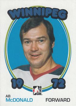 2009-10 In The Game 1972 The Year In Hockey - Blank Backs #128 Ab McDonald Front
