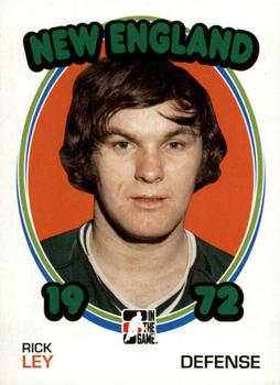 2009-10 In The Game 1972 The Year In Hockey - Blank Backs #151 Rick Ley Front