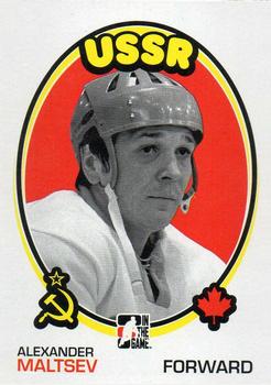 2009-10 In The Game 1972 The Year In Hockey - Blank Backs #169 Alexander Maltsev Front