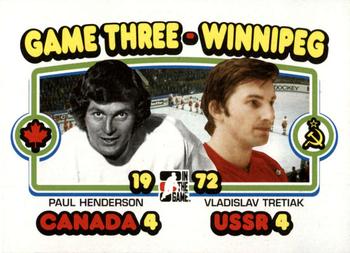 2009-10 In The Game 1972 The Year In Hockey - Blank Backs #192 Paul Henderson / Vladislav Tretiak Front