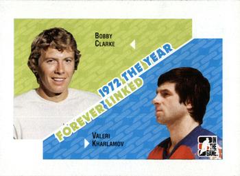 2009-10 In The Game 1972 The Year In Hockey - Forever Linked #FL-03 Bobby Clarke / Valeri Kharlamov Front