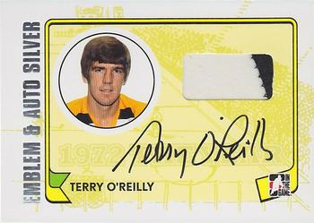 2009-10 In The Game 1972 The Year In Hockey - Game Used Emblem Autographs Silver #MA-TO Terry O'Reilly Front