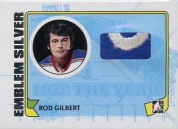 2009-10 In The Game 1972 The Year In Hockey - Game Used Emblem Silver #M-12 Rod Gilbert Front