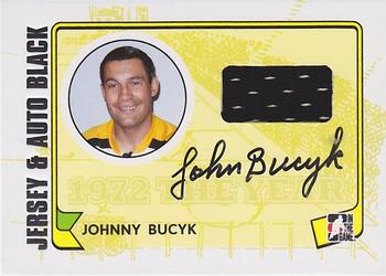 2009-10 In The Game 1972 The Year In Hockey - Game Used Jersey Autographs Black #MA-JB Johnny Bucyk Front