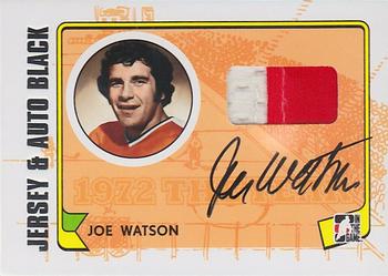 2009-10 In The Game 1972 The Year In Hockey - Game Used Jersey Autographs Black #MA-JW Joe Watson Front