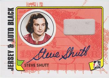2009-10 In The Game 1972 The Year In Hockey - Game Used Jersey Autographs Black #MA-SSH Steve Shutt Front