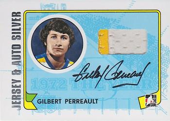 2009-10 In The Game 1972 The Year In Hockey - Game Used Jersey Autographs Silver #MA-GP Gilbert Perreault  Front