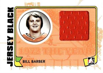 2009-10 In The Game 1972 The Year In Hockey - Game Used Jersey Black #M-01 Bill Barber  Front