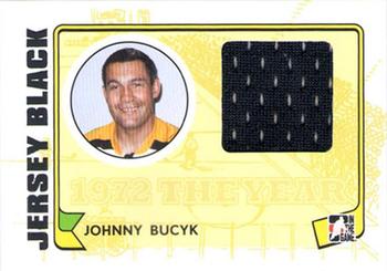 2009-10 In The Game 1972 The Year In Hockey - Game Used Jersey Black #M-02 Johnny Bucyk  Front
