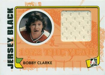2009-10 In The Game 1972 The Year In Hockey - Game Used Jersey Black #M-04 Bobby Clarke  Front