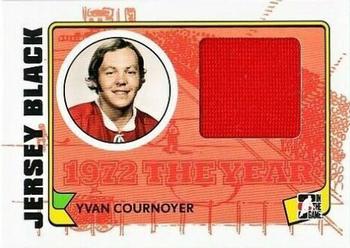 2009-10 In The Game 1972 The Year In Hockey - Game Used Jersey Black #M-05 Yvan Cournoyer  Front