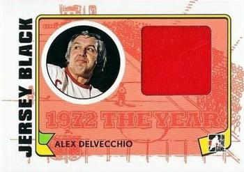 2009-10 In The Game 1972 The Year In Hockey - Game Used Jersey Black #M-06 Alex Delvecchio  Front
