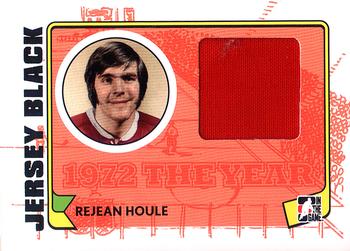 2009-10 In The Game 1972 The Year In Hockey - Game Used Jersey Black #M-15 Rejean Houle  Front