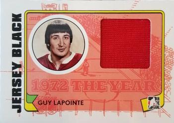2009-10 In The Game 1972 The Year In Hockey - Game Used Jersey Black #M-21 Guy Lapointe  Front