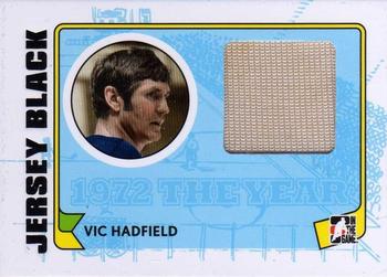 2009-10 In The Game 1972 The Year In Hockey - Game Used Jersey Black #M-31 Vic Hadfield  Front