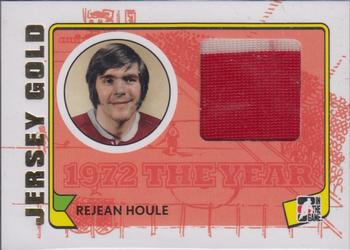 2009-10 In The Game 1972 The Year In Hockey - Game Used Jersey Gold #M-15 Rejean Houle  Front