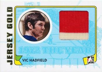 2009-10 In The Game 1972 The Year In Hockey - Game Used Jersey Gold #M-31 Vic Hadfield  Front