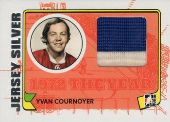 2009-10 In The Game 1972 The Year In Hockey - Game Used Jersey Silver #M-05 Yvan Cournoyer  Front