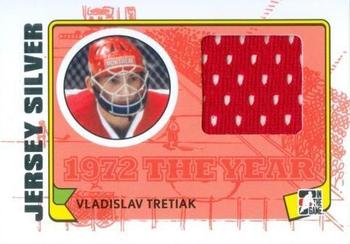 2009-10 In The Game 1972 The Year In Hockey - Game Used Jersey Silver #M-13 Vladislav Tretiak  Front