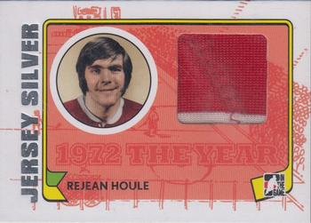 2009-10 In The Game 1972 The Year In Hockey - Game Used Jersey Silver #M-15 Rejean Houle  Front