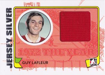 2009-10 In The Game 1972 The Year In Hockey - Game Used Jersey Silver #M-20 Guy Lafleur  Front