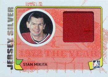 2009-10 In The Game 1972 The Year In Hockey - Game Used Jersey Silver #M-26 Stan Mikita  Front