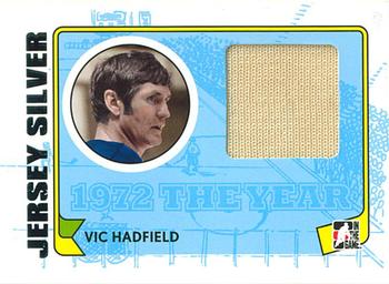 2009-10 In The Game 1972 The Year In Hockey - Game Used Jersey Silver #M-31 Vic Hadfield  Front
